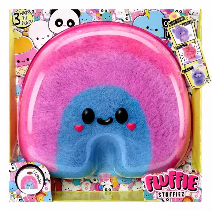 Pluszak Duży Fluffie Stuffiez Asst - Rainbow. Nowy Produkt