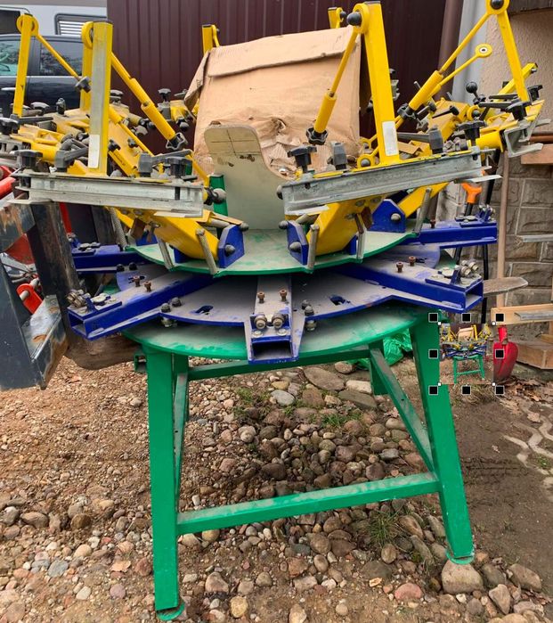 Karuzela do sitodruku w bardzo dobrym stanie reklama druk