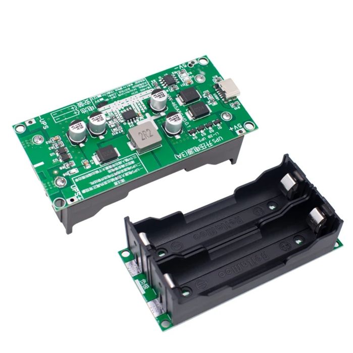 Модуль UPS на дві батареї 18650 напруга 5, 9, 12 В струм до 3А