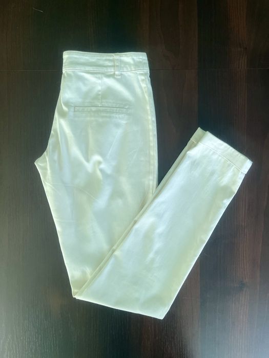 Spodnie garniturowe chinosy z mankietami