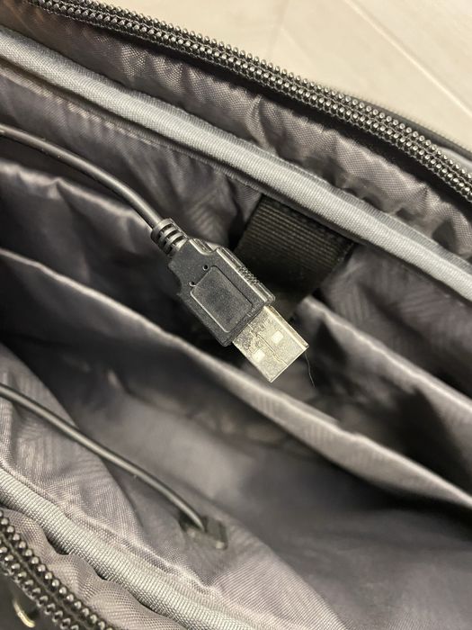 Портфель сумка для ноутбука 15,6 дюйма кабель зарядки