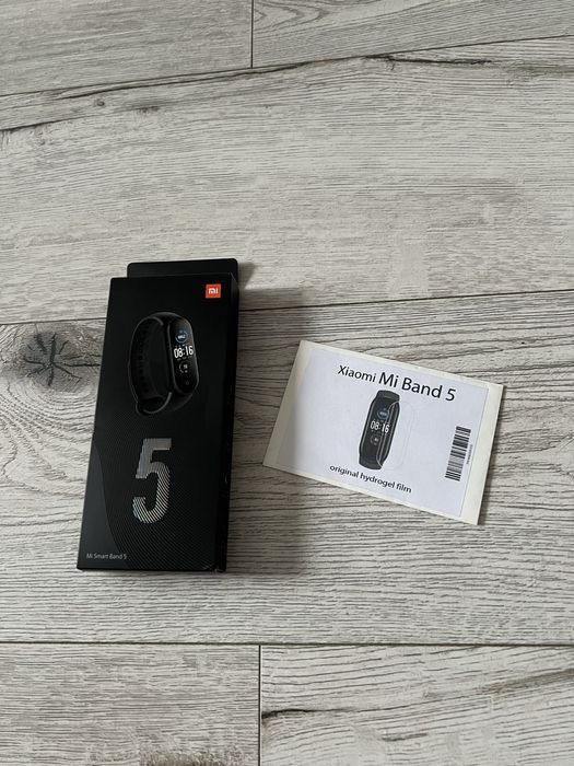 Xiaomi mi band 5 zegarek smartwatch plus folia ochronna
