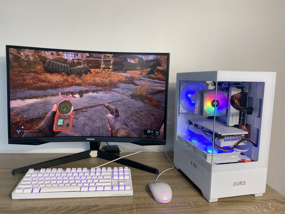 НОВИЙ! Ігровий ПК Ryzen 2600/RX 580 8Gb/16GBDDR4/250GBSSD Компьютер пк