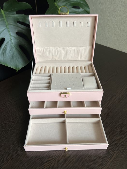 Скринька - органайзер для прикрас, шкатулка, подарунок жінке, дівчіні