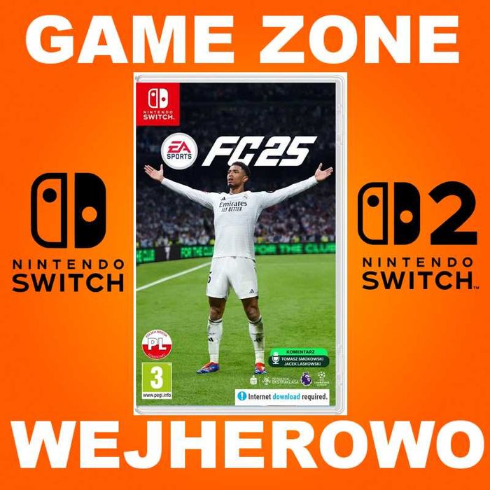 FC 25 Nintendo SWITCH + Oled + Oled + SWITCH 2 = FIFA 25 Wejherowo