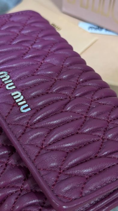 Гаманець Miu Miu шкіряний