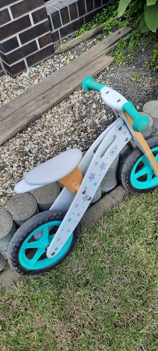 Rowerek biegowy drewniany