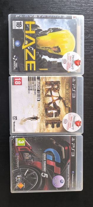 Rage Anarchy edition/Haze/Gran turismo 5 PlayStations 3