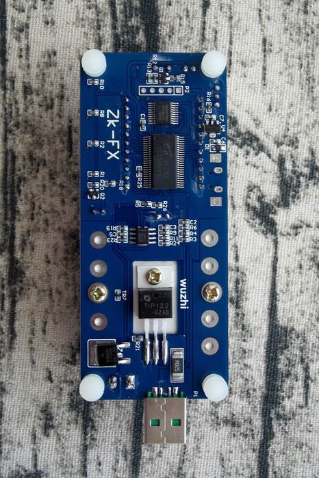 USB нагрузка ZK FX-35, нагрузочный резистор 35 Вт тестер юсб 2 в 1