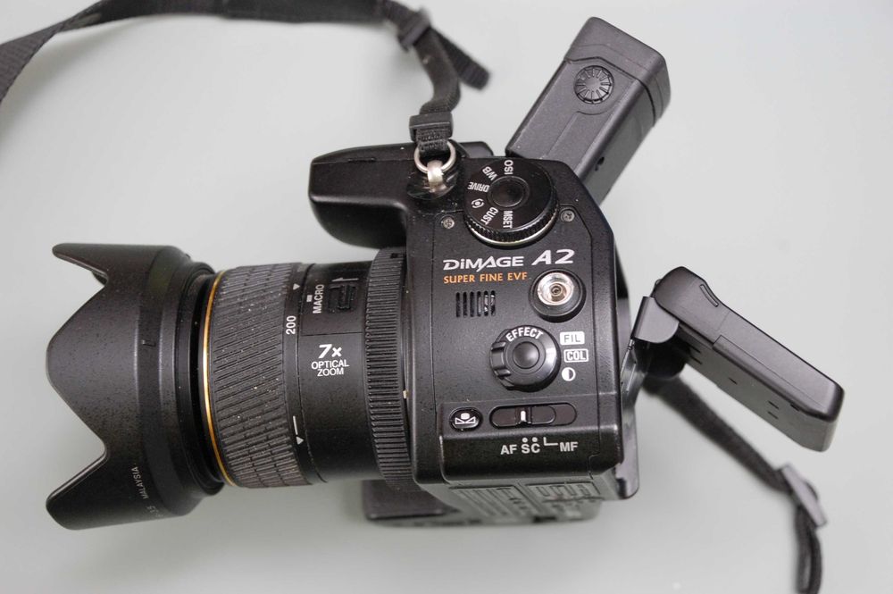 kultowa MINOLTA A2 stabilizacja matrycy ! 2,8 zoom APO Japan