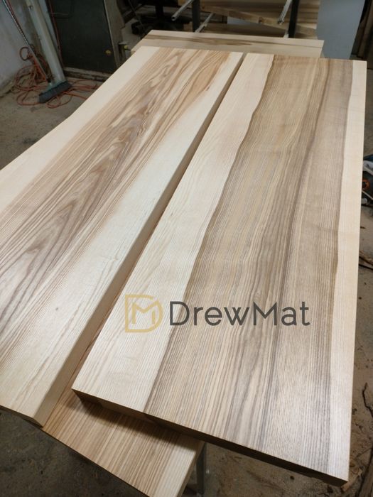 Stopnie drewniane jesionowe