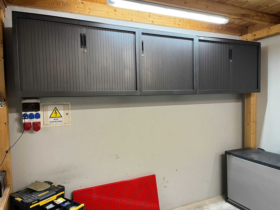 Szafy roletowe niskie, wiszące do zabudowy