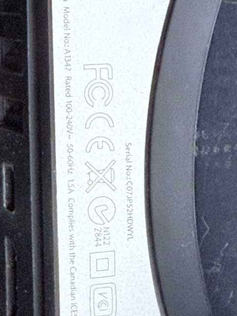 Mac Mini A1347 Core i5 at 2.5 GHz64354255361539121