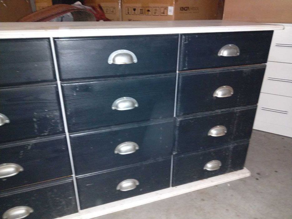 Pojemna Komoda z Mnóstwem Szuflad | Styl Vintage / Shabby Chic