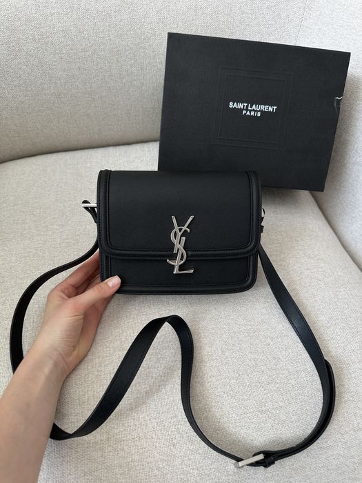 Сумка YSL Yves Saint Laurent Solferino Black Matte/Silver