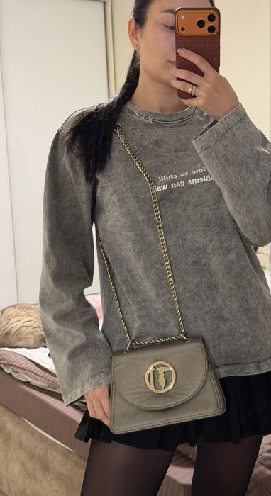 Срібляста Сумка Trussardi