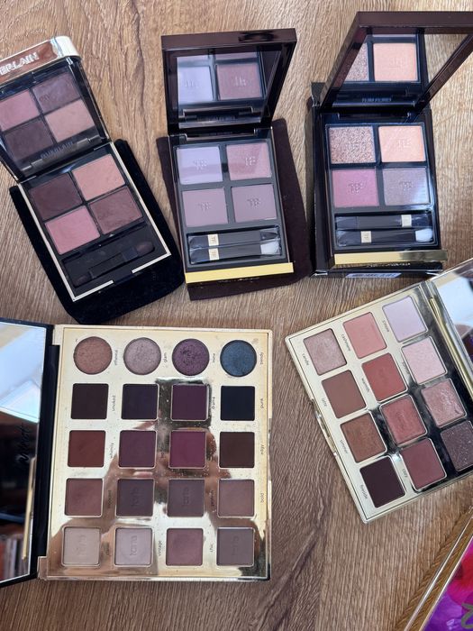 Палетка тіней, тіні tom ford too faced  viseart bobbi ninelle marc jacobs charlotte tilburry gerlain tarte colourpop