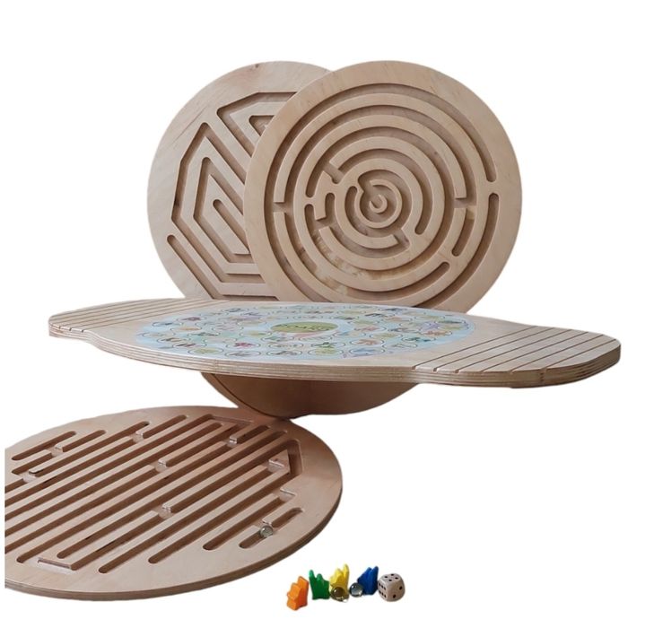 Балансир Лабіринт Ходилка 7в1 зі змінними лабіринтами більгоу