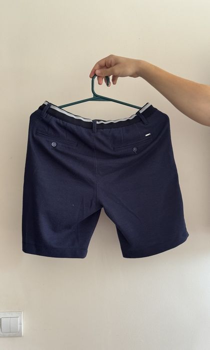 Чоловічі класичні шорти Zara Man синього кольору