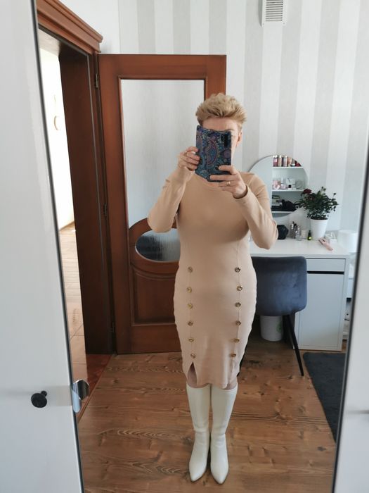 Sukienka damska w prążek