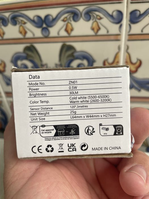 Motion sensor Night light