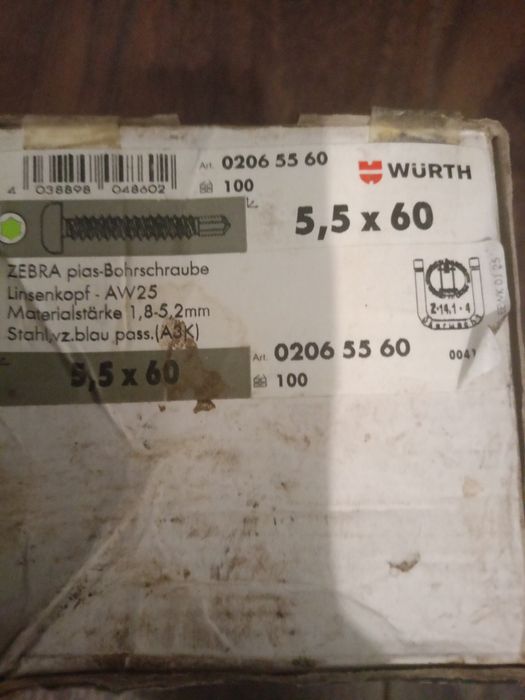 Wkręty do metalu z wiertłem 300t