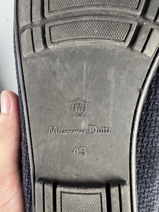 Розмір 43 27.5 см Чоловічі мокасини топсайдери Massimo Dutti