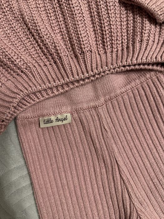 Продам вʼязаний костюм little angel 80 розмір