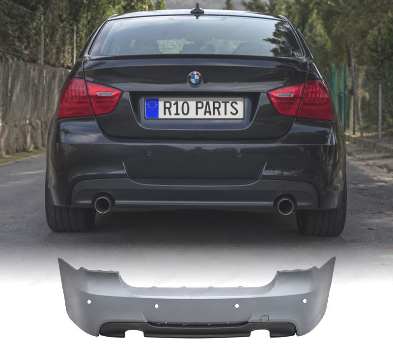 PARA-CHOQUES TRASEIRO BMW E90 LCI 08-12 LOOK M PDC