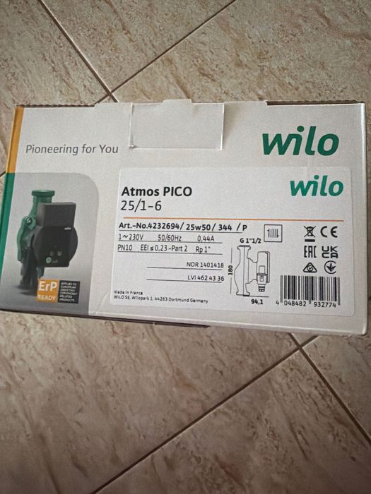 Pompa do pieca co. Wilo