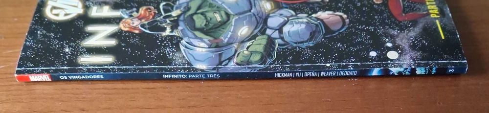 Marvel Os vingadores Infinito parte três de quatro