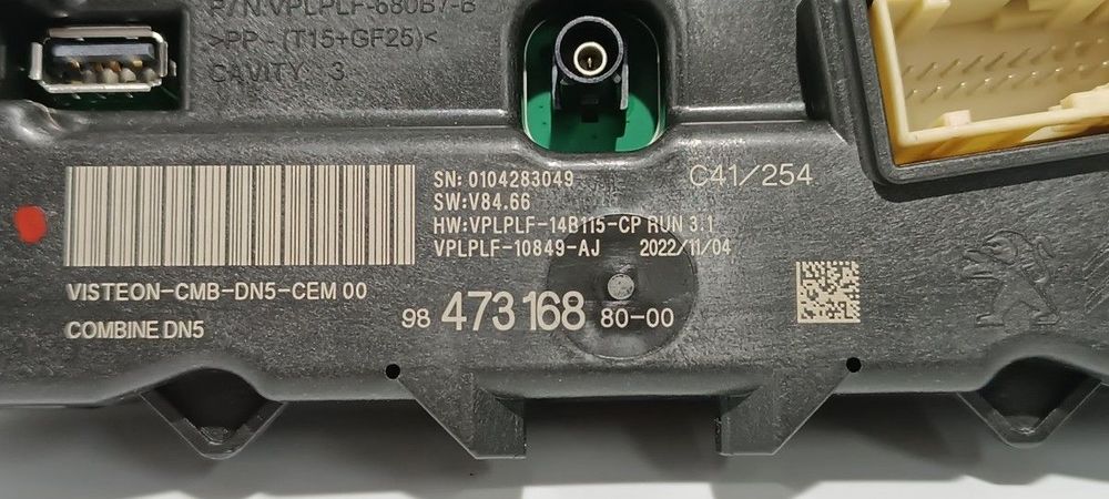 QUADRANTE CITROEN C4 III (C41) E-C4