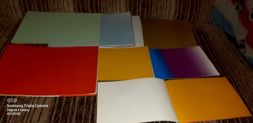 Sprzedam papier kolorowy i blok rysunkowy kolorowy z czasów prl-u