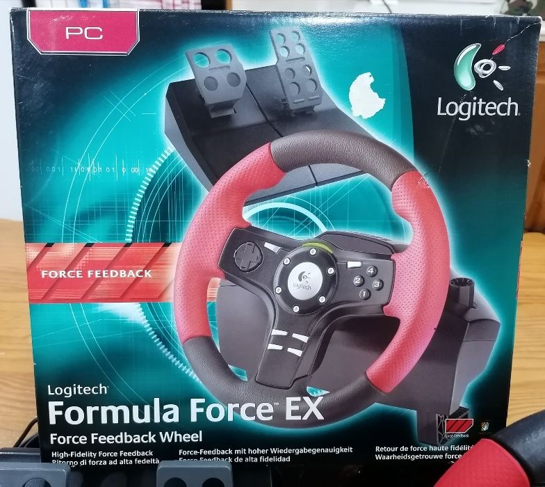 Volante + pedaliera per game PC logitech FORMULA FORCE EX