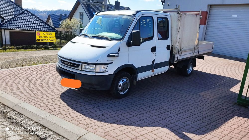 Iveco Daily 35C14 HPI 3.0 Doka 7 os. skrzynia Bliźniak