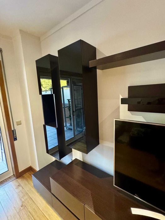 Mobília sala de estar moderna em Wenguê