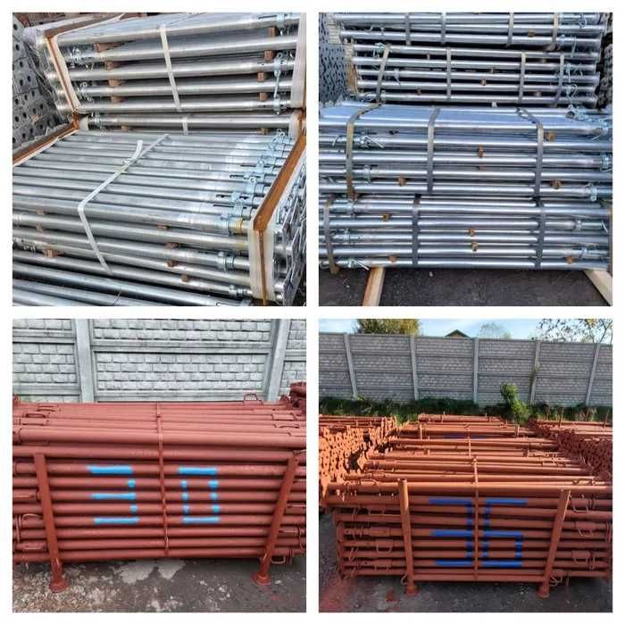 Stemple Budowlane  PODPORY STROPOWE płyta szalunkowa Głowice Trójnogi