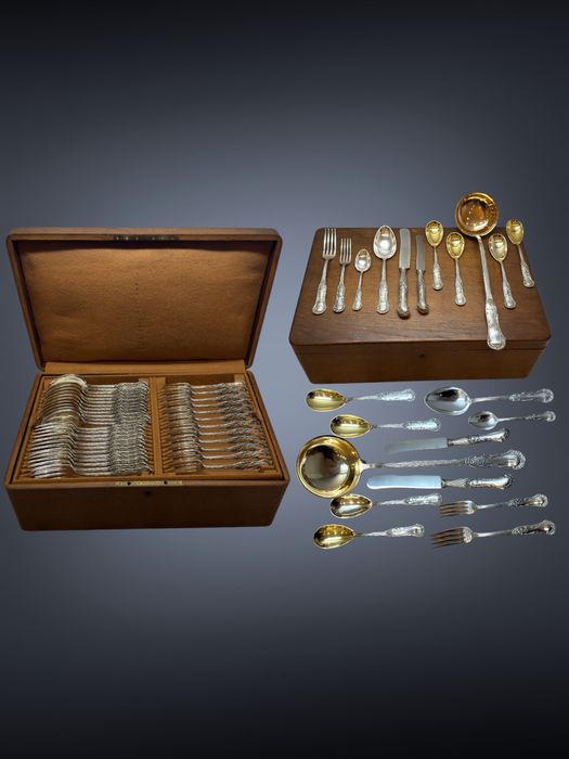 Антикварне столове срібло срібні столові прибори столовое серебро