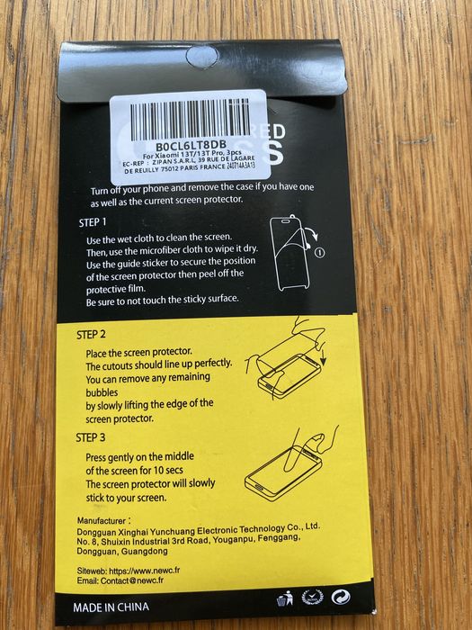 Protector ecran para Xiaomi 13T e 13T Pro, novo