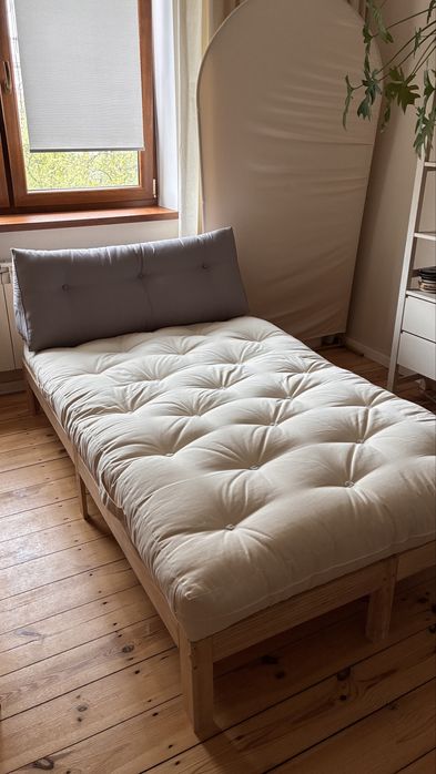 Materac Futon 120 cm nowy sprężynowy