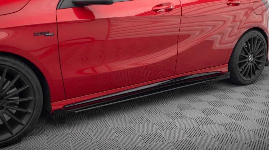 Mercedes-Benz A45 AMG W176 Facelift – Kit Aerodinâmico Maxton Design - Embaladeiras Laterais + Abas