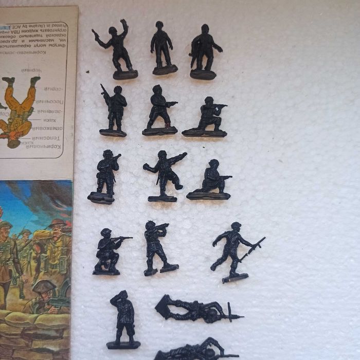 Набор солдатиков британской 8-й армии, Масштаб 1/72