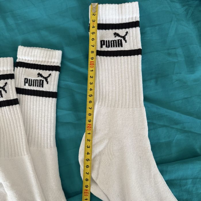 Дві пари шкарпеток Puma оригінал високі білі розмір 43–46