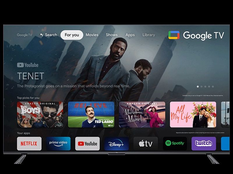 TCL 43C645 QLED 4K 43" Google TV — Com garantia