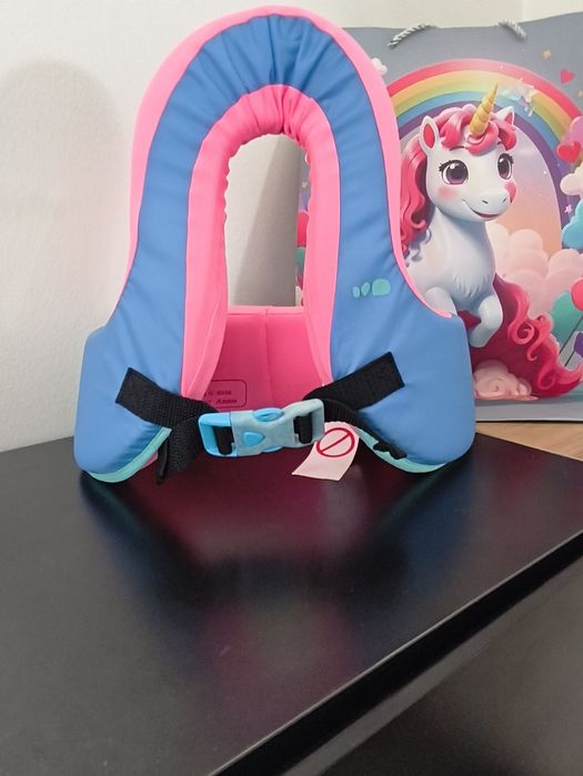 Colete de Natação Criança Swimvest + Rosa/Azul