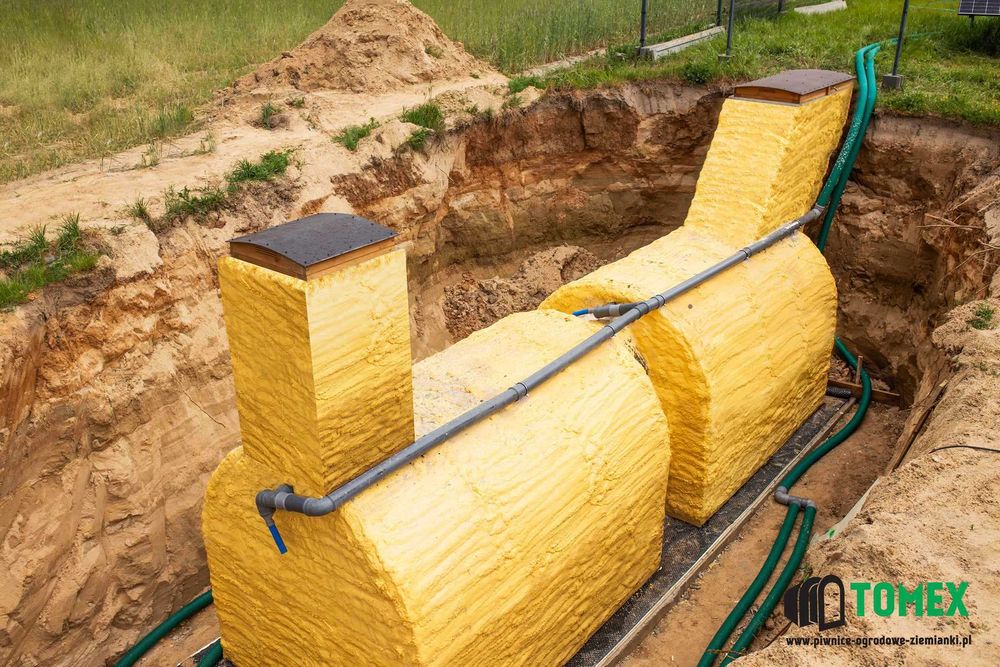 Schron betonowy, piwnica