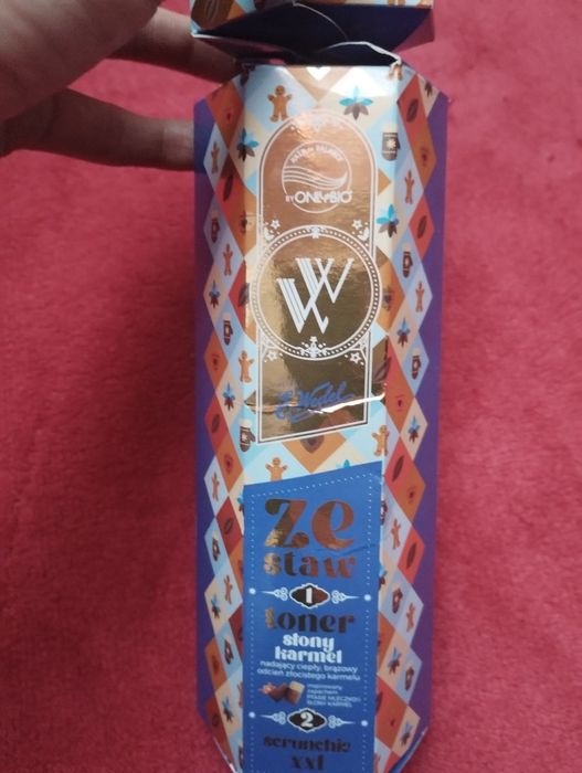 Zestaw do włosów:toner Słony karmel i gumka do włosów