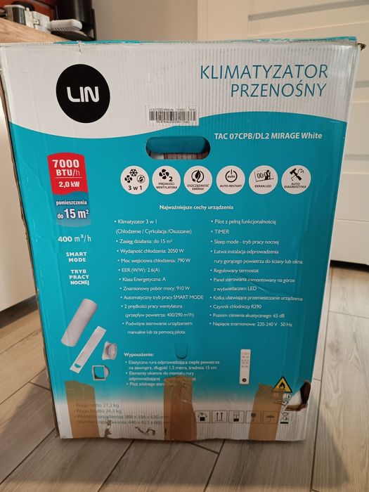 700Nowy klimatyzator Lin Tac 07CPB/DL2 2,0 KW