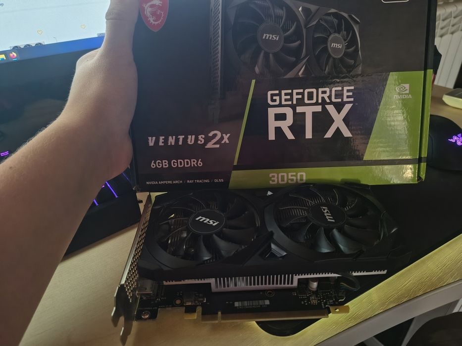 Продам rtx 3050 6gb msi