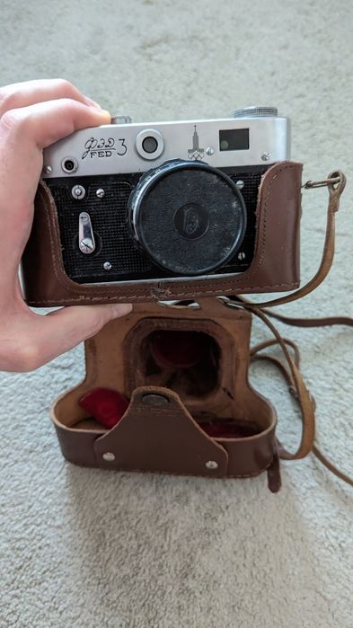 fed 3 aparat fotograficzny ZSRR vintage retro prl kolekcjonerski
